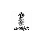 Pineapple名前をカスタムする署名 ラバースタンプ (インプリント)