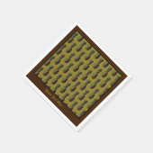 Pineapple紙ナプキンス – オプションのパーソナライズ スタンダードカクテルナプキン (角)