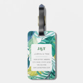 Pineapple荷物タグ ラゲッジタグ (裏面縦)