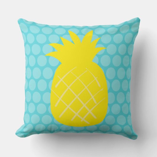 pineapple装飾用クッション20インチx 20インチ クッション (正面)