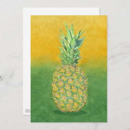 Pineapple Art 招待状 (正面/裏面)