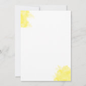 Pineapple birthday party invitation template 招待状 (裏面)