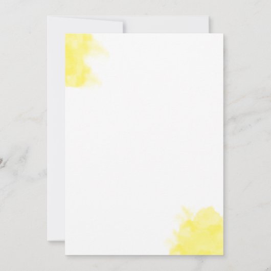 Pineapple birthday party invitation template 招待状 (裏面)