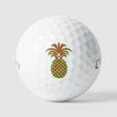 Pineapple Callaway Golf Balls - Custom Design Gift ゴルフボール (正面)