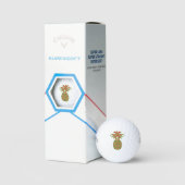 Pineapple Callaway Golf Balls - Custom Design Gift ゴルフボール (パッケージング)
