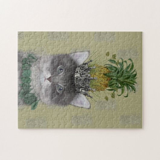 Pineapple Cat ジグソーパズル (横)