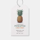 Pineapple Chutney Label ギフトタグ (正面)