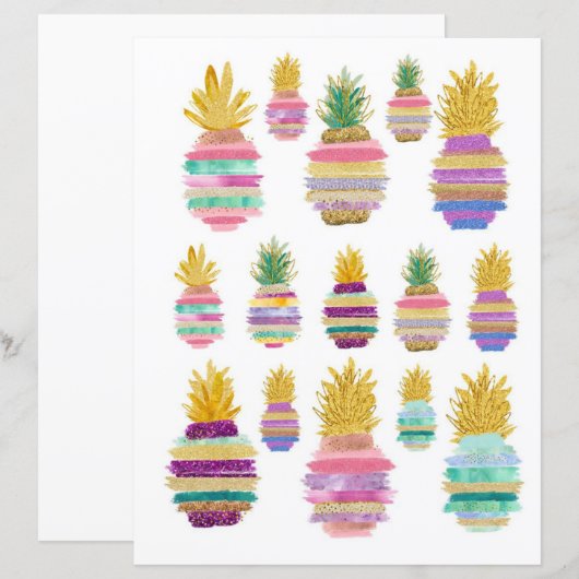 Pineapple Clip Art For Your Scrapbook and Journal (正面/裏面)