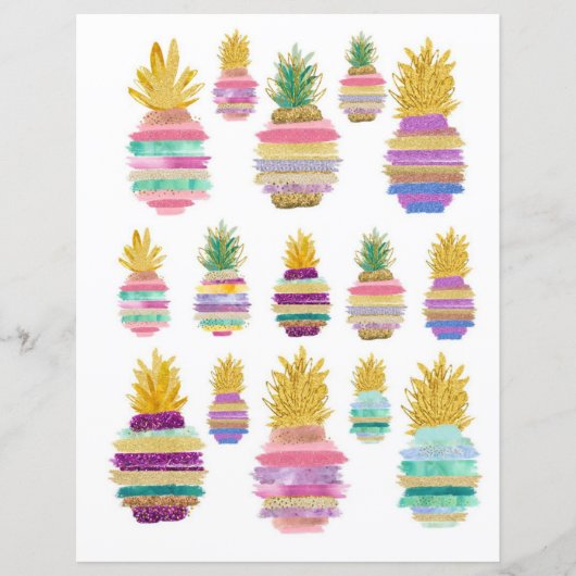 Pineapple Clip Art For Your Scrapbook and Journal (正面)