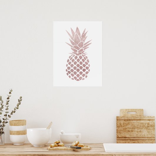pineapple design ポスター (キッチン)