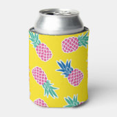 Pineapple Frenzy：明るい漫画ヴィンテージ。 缶クーラー (缶正面)