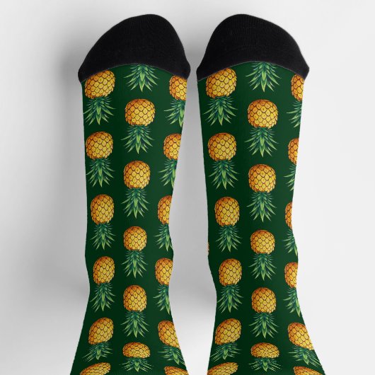 Pineapple fruit ソックス (上部)