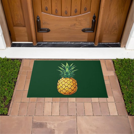Pineapple fruit ドアマット (室外)