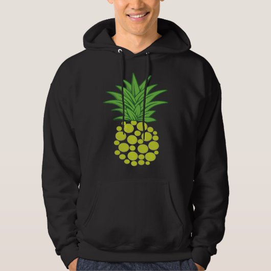Pineapple Fruit Or Hawaiian パーカ (正面)