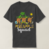 Pineapple Funny Squad Dabbing Three Pineapples Sun Tシャツ (デザイン正面)