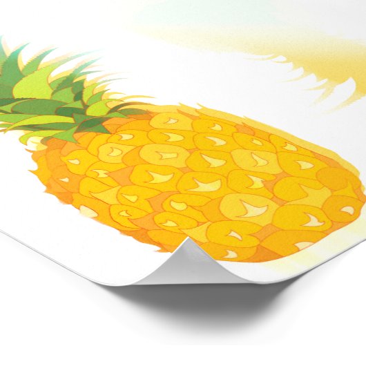 Pineapple Glow – ポスター (角)