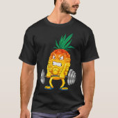 Pineapple Gym Workout  Deadlifting Summer Deadlift Tシャツ (正面)