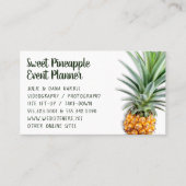 Pineapple Image Wide Serviceホスピタリティ 名刺 (正面)
