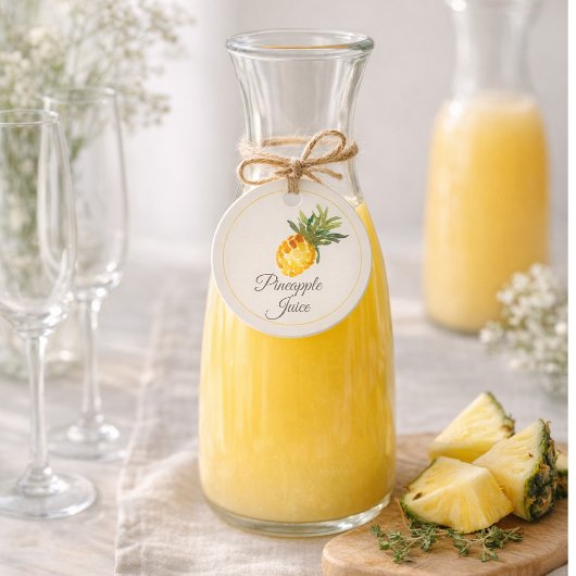 Pineapple Juice Mimosa Bar Bottle フェイバータグ