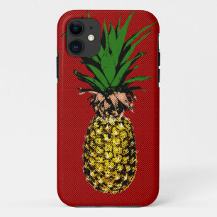 Pineapple Newsprintイメージ iPhone 11 ケース
