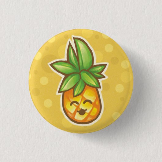 Pineapple^o^ 缶バッジ (正面)