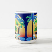 PINEAPPLE ON THE BEACH モーフィングマグカップ (中央)