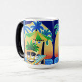 PINEAPPLE ON THE BEACH モーフィングマグカップ (正面左)
