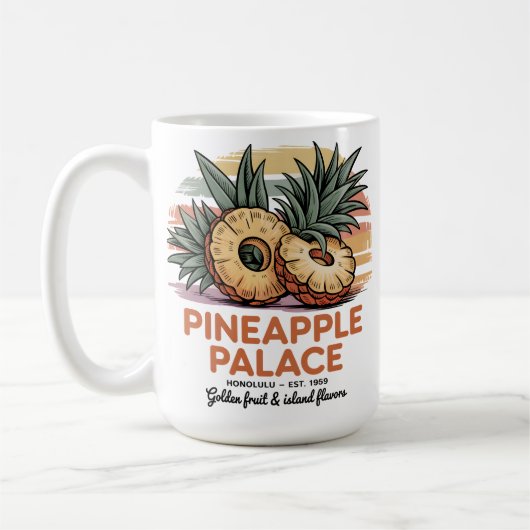 Pineapple Palace コーヒーマグカップ (左)