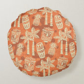 Pineapple Pattern ラウンドクッション (裏面)