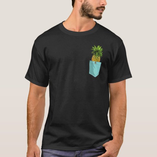 Pineapple Pineapple Girl Pineapple Summer Tシャツ (正面)