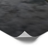 Pineapple & Pineapple Slice Rustic Grunge Photo ポスター (角)