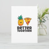 Pineapple Pizza Better Together Modern Graphic Des シーズンカード (スタンド正面)