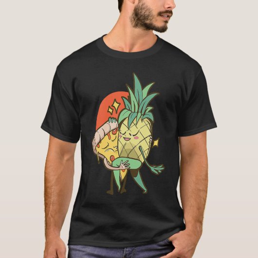 Pineapple Pizza   Pizza day Pizza Hawaii Tシャツ (正面)