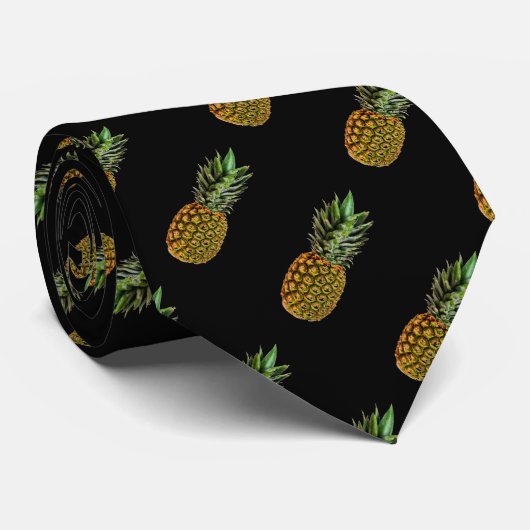 Pineapple print neck tie | Clothing accessories ネクタイ (ロール)