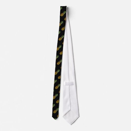 Pineapple print neck tie | Clothing accessories ネクタイ (裏面)