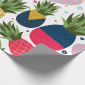 Pineapple seamless pattern illustration, colorful ラッピングペーパー (角)