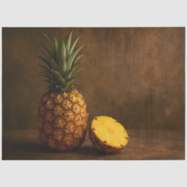 Pineapple & Slice Rustic Grunge Decoupage  薄葉紙