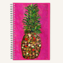 Pineapple Spiral Notebook (懸命カバー)