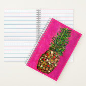 Pineapple Spiral Notebook (懸命カバー) ノートブック (内側)