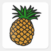 Pineapple, Summer Vibe スクエアシール (正面)