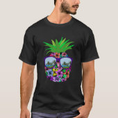 Pineapple Sunglasses Aloha Hawaiian Hawaii Beaches Tシャツ (正面)