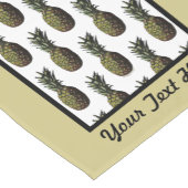 Pineapple Table Runner – オプションの個人用設定 ショートテーブルランナー (コーナー)
