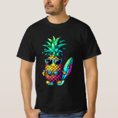 PINEAPPLE THE FRUIT OF FUN AND RELAXATION Tシャツ (正面)
