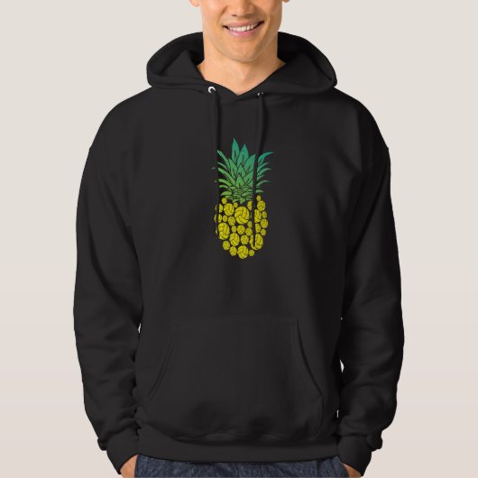 Pineapple Volleyball   Fruit Beach Hawaii Hawaiian パーカ (正面)