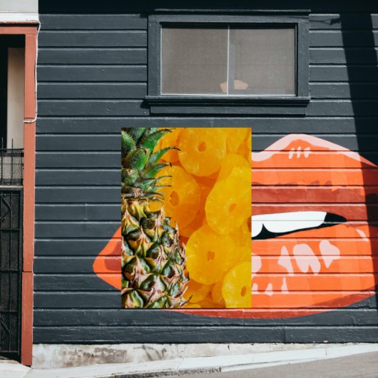 Pineapple with Cut Pineapple Slices, Foodie, ZSSG ポスター