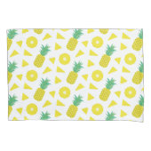 Pineapple Yellow Green Fruit Pattern Modern 枕カバー (正面)