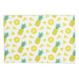 Pineapple Yellow Green Fruit Pattern Modern 枕カバー