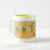 PineappleChibi ツートーンマグカップ (正面左)