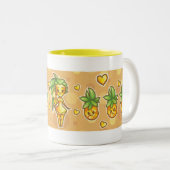 PineappleChibi ツートーンマグカップ (正面右)