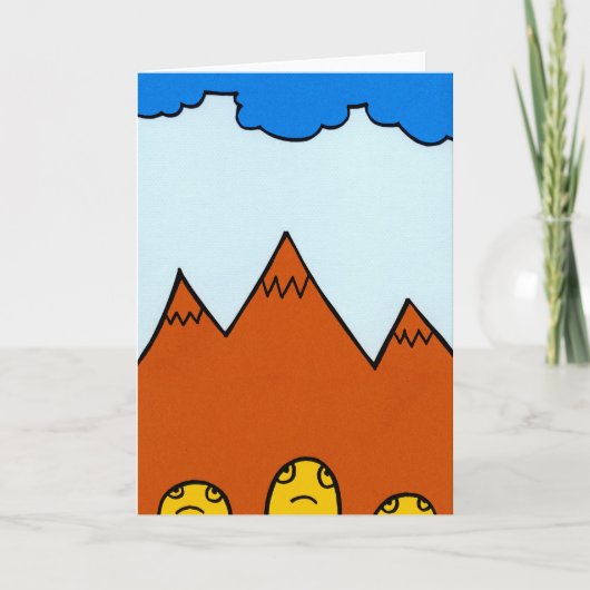 PINECLONESの挨拶状 カード (正面)